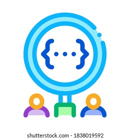 deadlock research icon vector. deadlock research sign. color symbol illustration