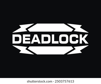 deadlock streetwear design, urban streetwear design for t shirt and more, suitable for screen printing