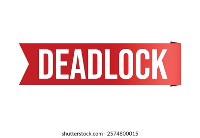 Deadlock Vector banner ribbon design