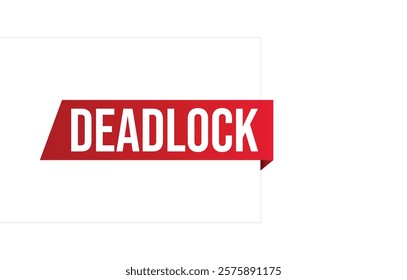 Deadlock Vector banner ribbon design