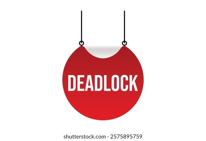 Deadlock Vector banner ribbon design