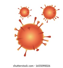 Deadly Corona Virus COVID-19 Vector Illustration. Coronavirus in wuhan china 2019-nCoV Global Spreading Concept Symbol