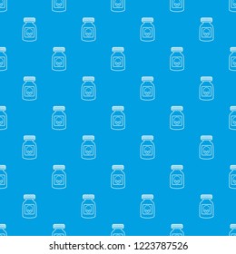 Deadly liquid pattern vector seamless blue repeat for any use