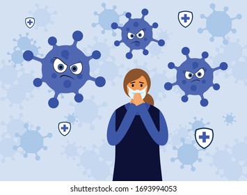The deadly virus Covid-19 Vector