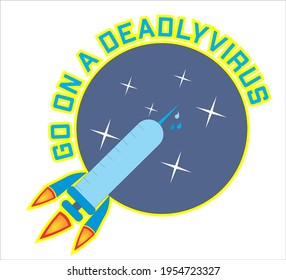 deadly virus illustration,icon ,vector describes vaccine in the world is perpect for campaign covid 19 and campaign vaccine