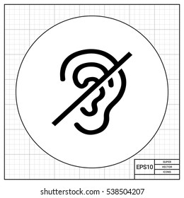 Deaf Sign Icon
