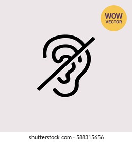 Deaf Sign Icon