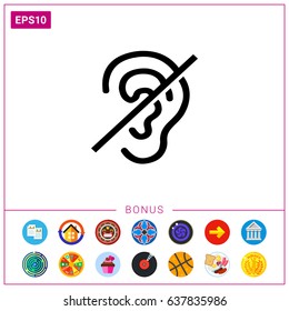 Deaf Sign Icon