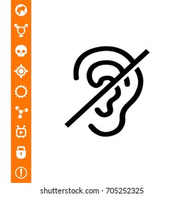 Deaf Sign Icon