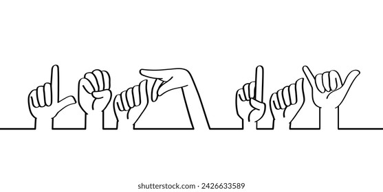 deaf sign language, leap day or leap year slogan. Calendar page 29 February, month 2024 or 2028 and 366 days. 29th Day of february, today one extra sale day. Deafness symbol. Vibes sign.