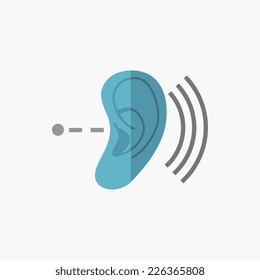 Deafness Flat Icon