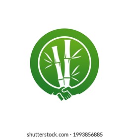 Deal Bamboo logo vector template, Creative Bamboo logo design concepts