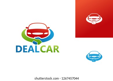 Deal Car Logo Template Design Vector, Emblem, Design Concept, Creative Symbol, Icon