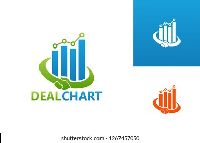 Deal Chart Marketing Logo Template Design Vector, Emblem, Design Concept, Creative Symbol, Icon