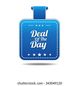 Deal Of The Day Blue Vector Icon Design