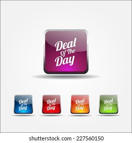 Deal Of The Day Colorful Vector Icon Design