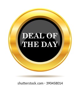Deal of the day icon. Internet button on white background. EPS10 vector.
