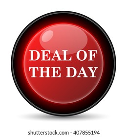 Deal of the day icon. Internet button on white background. EPS10 vector