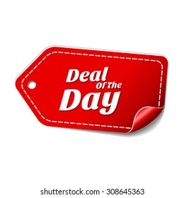 Deal Of The Day Red Vector Icon Design