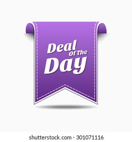 Deal Of The Day Violet Vector Icon Design