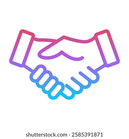Deal editable stroke outline icons isolated on transparent background flat vector illustration. Pixel perfect. 64 x 64	