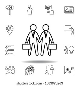 Deal, handshake, businessmen icon. Set of hr elements. Can be used for web, logo, mobile app, UI, UX