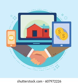 Deal home loan with smartphone and tablet