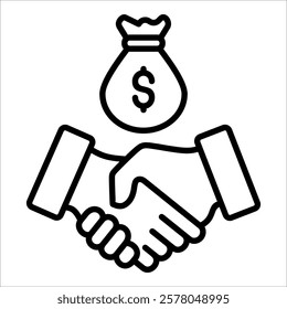 Deal Icon Element For Design