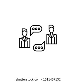 Deal icon. Element of procurement process thin line icon