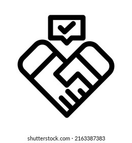deal icon or logo isolated sign symbol vector illustration - high quality black style vector icons

