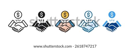 Deal Icon Set Multiple Style Collection