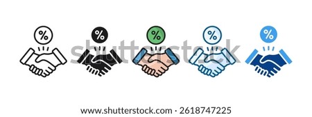 Deal Icon Set Multiple Style Collection