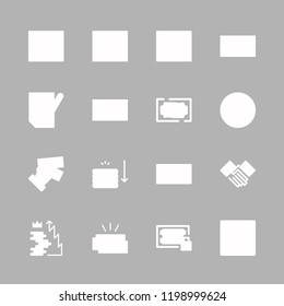 deal icon set. vector set about money, contract and handshake icons set.