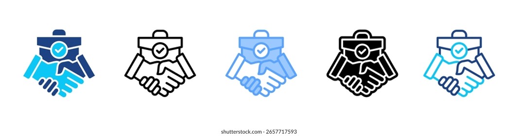 Deal Icon Sheet mehrere Stilkollektion