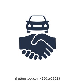 Deal icon. Solid glyph series icon