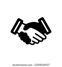 deal icon solid style vector