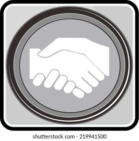 Deal, icon vector 