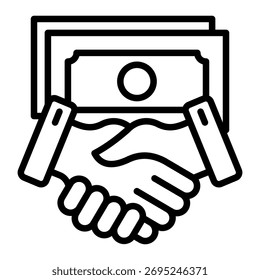 Elemento De Ícone Do Deal Maker Para Design