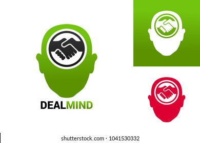Deal Mind Logo Template Design Vector, Emblem, Design Concept, Creative Symbol, Icon
