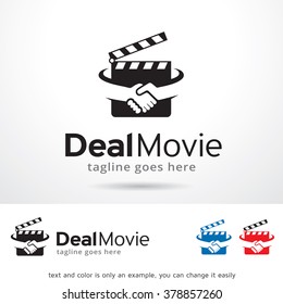 Deal Movie Logo Template Design Vector 