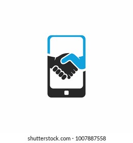 199 Smartphone handshake logo Images, Stock Photos & Vectors | Shutterstock