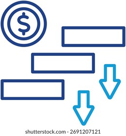 Icono de Vector simple y claro que ilustra una idea o función esencial