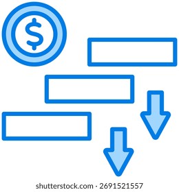 Icono de Vector simple y claro que ilustra una idea o función esencial