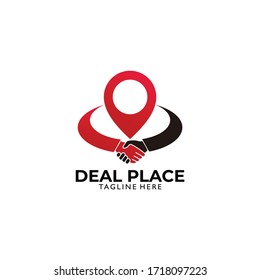 deal place logo. icon vector isolated