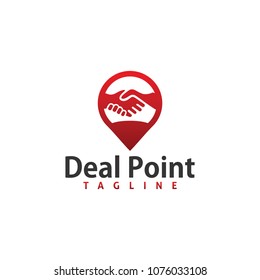 deal point logo design template element