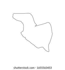 deal qadarif region map in country of sudan