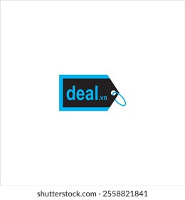 Deal Shop logo in black and blue on a white background