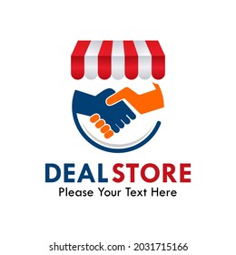 Deal store logo template illustration