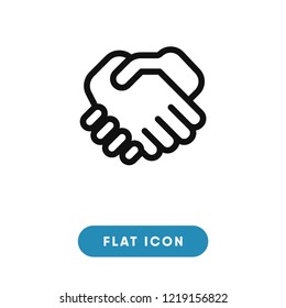 Deal vector icon