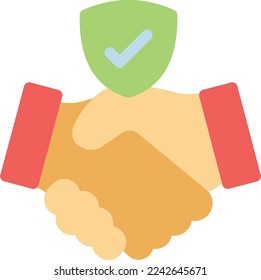 deal  Vector illustration on a transparent background. Premium quality symmbols. Line Color vector icons for concept and graphic design.